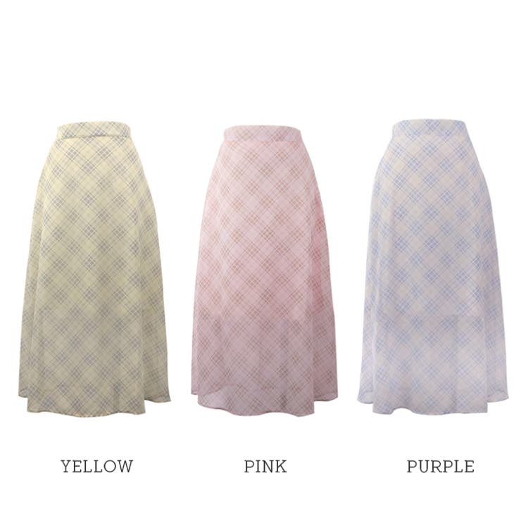 【17337】チェックロングスカート	 | SneepDip | 詳細画像10 