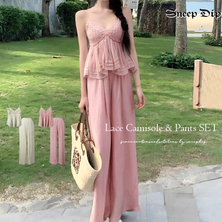 【17342】レースキャミ＆パンツSET | SneepDip | 詳細画像1 