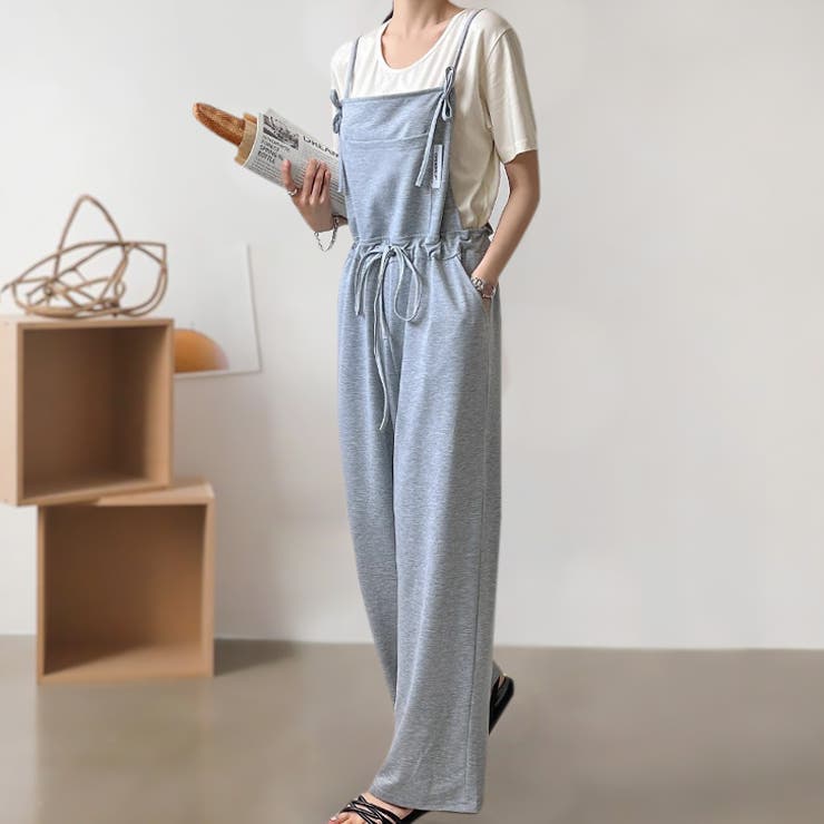 グレー | 【17352】カジュアルオールインワン	 | SneepDip