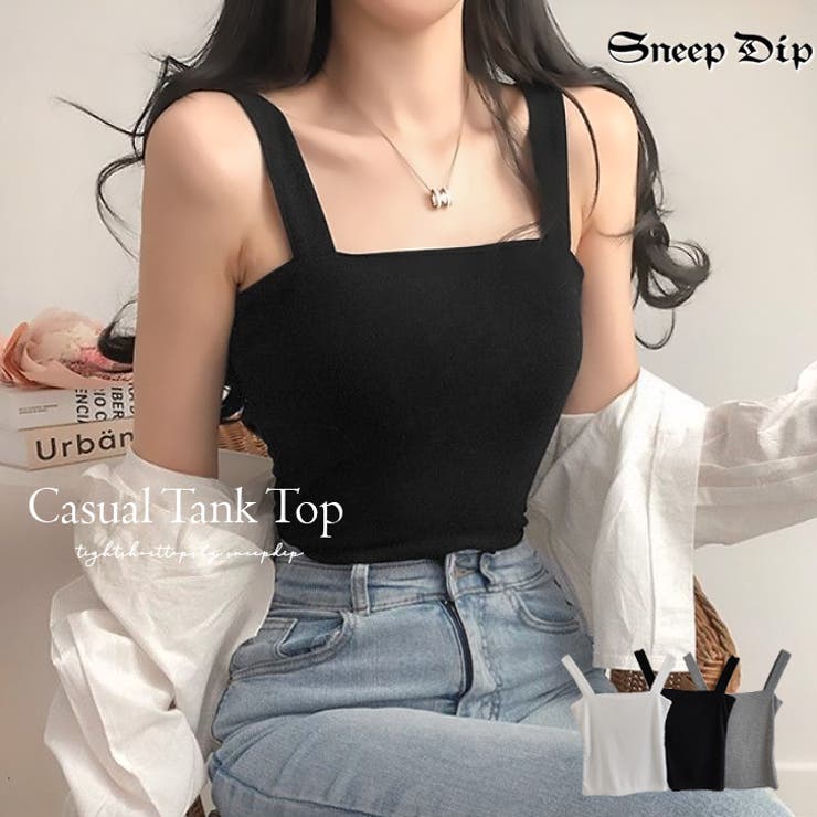 【17354】ショートタンクトップ	 | SneepDip | 詳細画像1 