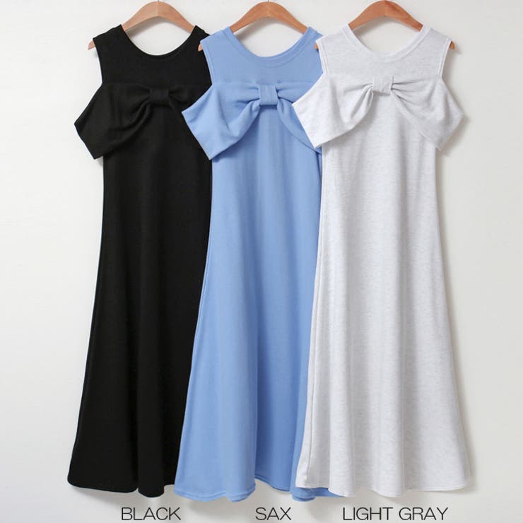 【17361】リボンオフショルロングワンピース	 | SneepDip | 詳細画像7 