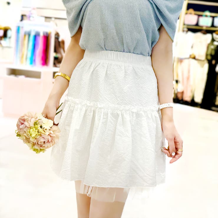 【17368】チュールヘムフレアスカート	 | SneepDip | 詳細画像2 