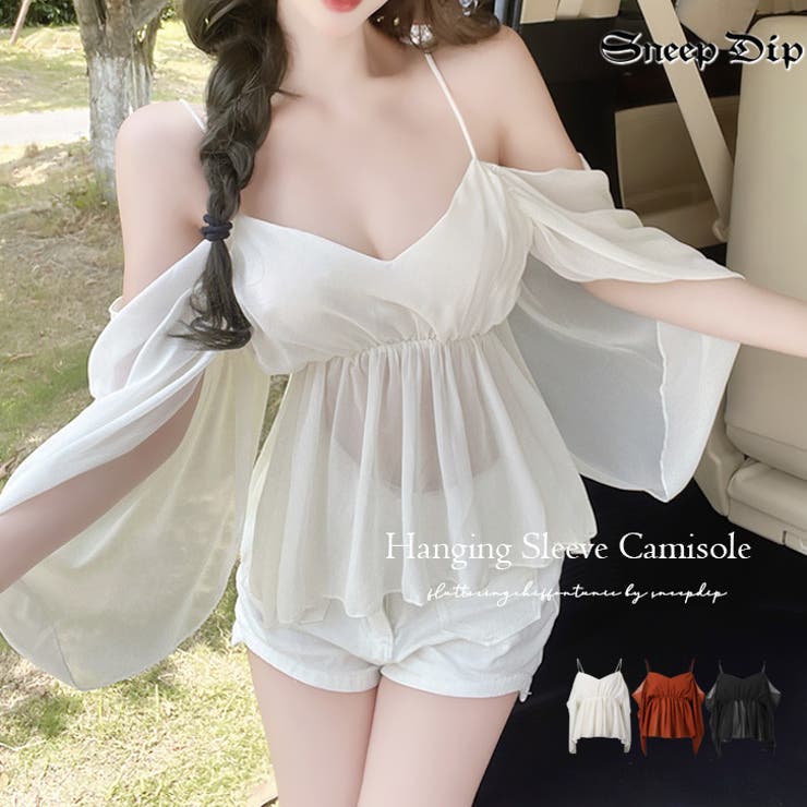 【17375】ハンギングスリーブキャミ	 | SneepDip | 詳細画像1 