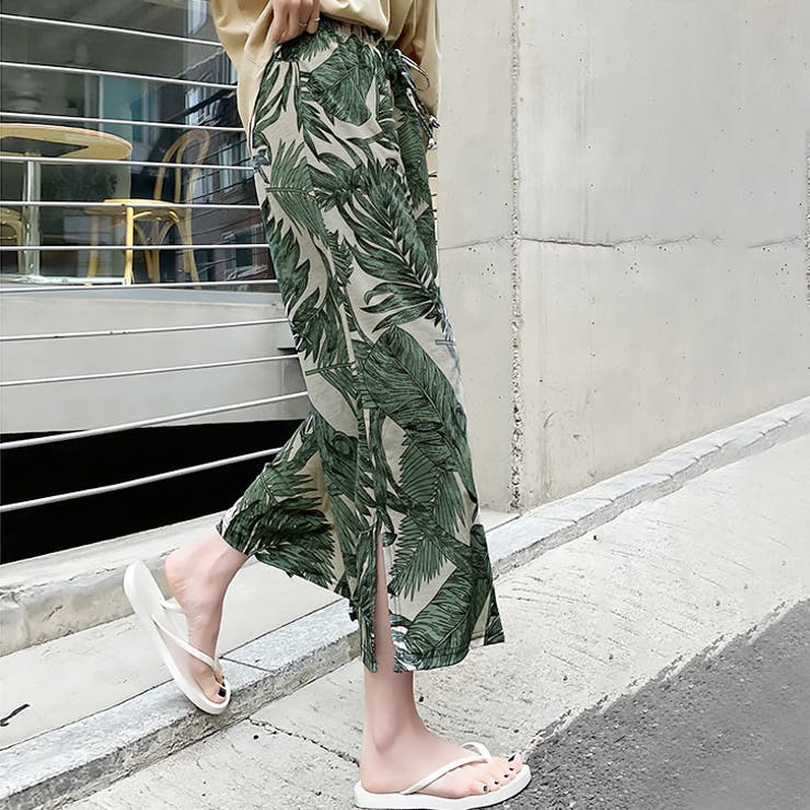 【17376】ボタニカルワイドパンツ	 | SneepDip | 詳細画像3 