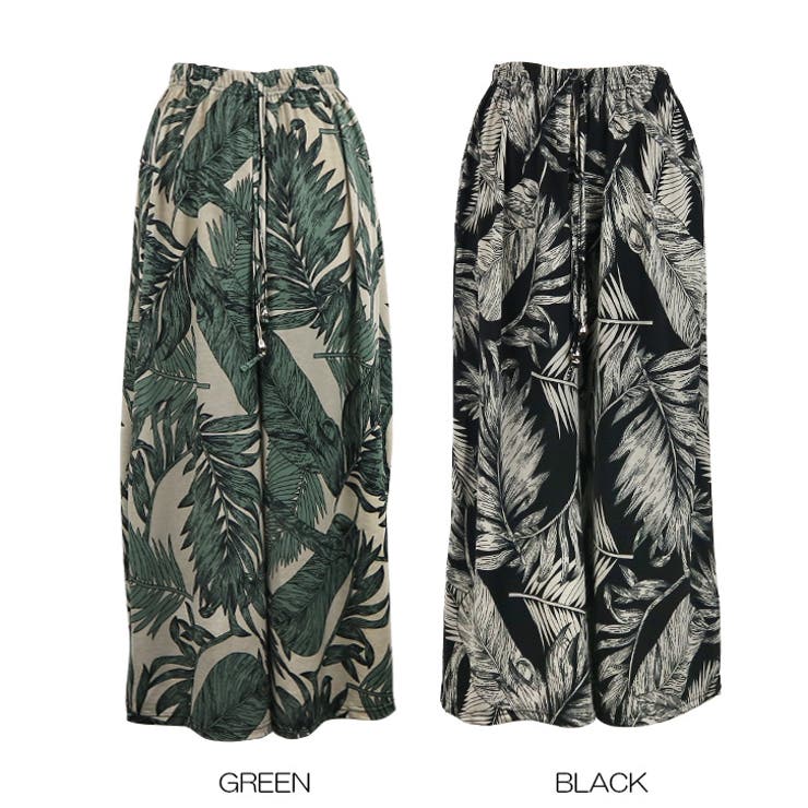 【17376】ボタニカルワイドパンツ	 | SneepDip | 詳細画像10 