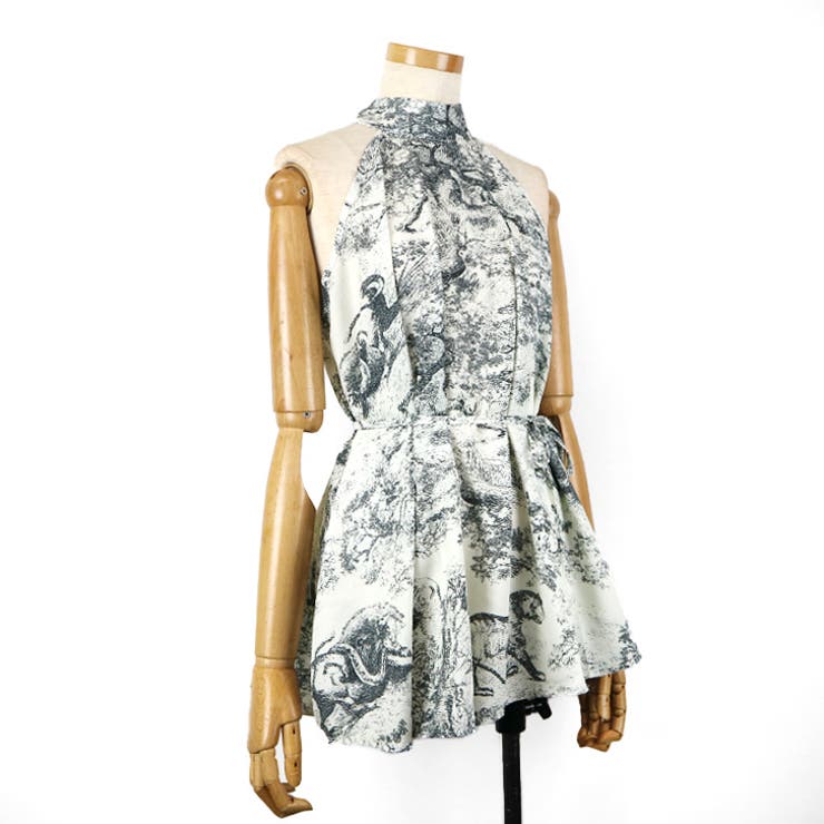 【17377】ホルターネックシフォンブラウス	 | SneepDip | 詳細画像4 