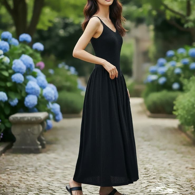 【17388】ニットキャミロングワンピース	 | SneepDip | 詳細画像12 