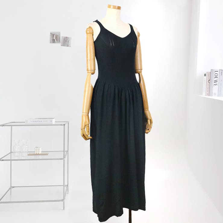 【17388】ニットキャミロングワンピース	 | SneepDip | 詳細画像2 