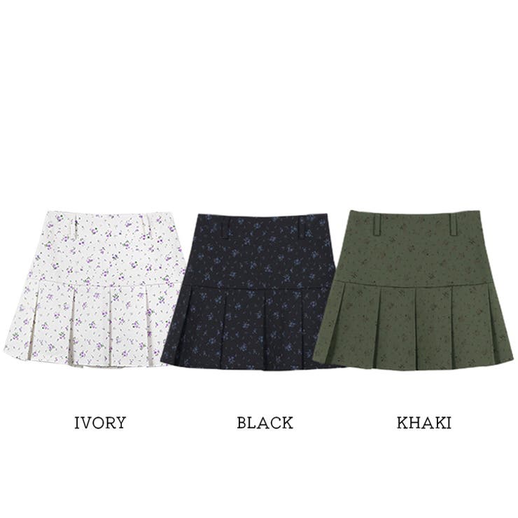 【17389】フラワープリーツミニスカート	 | SneepDip | 詳細画像10 