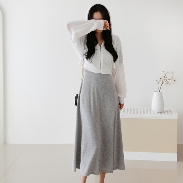 アイボリー | 【17429】フーディー＆ロングTシャツワンピース	 | SneepDip