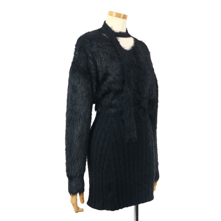 【17463】ストールシャギーVニット	 | SneepDip | 詳細画像5 