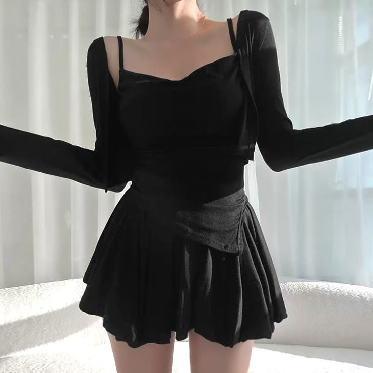 ブラック | 【17469】ボレロ&スカートコーデ3点SET	 | SneepDip