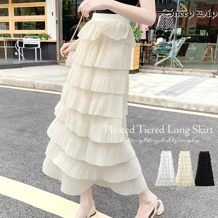 【17472】ティアードロングスカート	 | SneepDip | 詳細画像1 