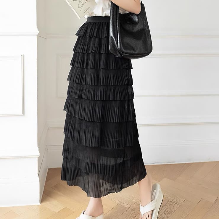 【17472】ティアードロングスカート	 | SneepDip | 詳細画像7 