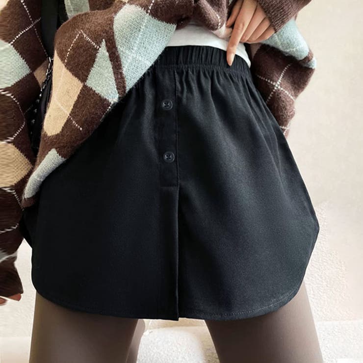 ブラック | 【17473】レイヤードつけシャツ	 | SneepDip