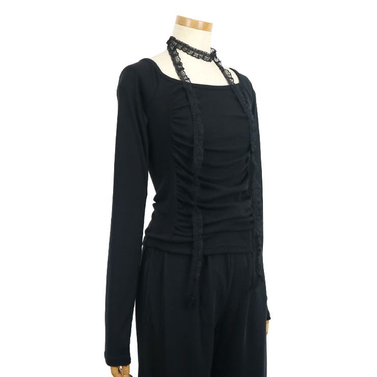 【17492】 レースストールシャーリングトップス	 | SneepDip | 詳細画像6 