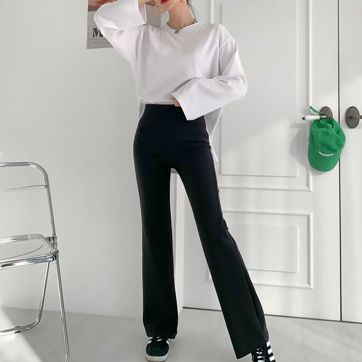 【17499】ストレッチフレアロングパンツ | SneepDip | 詳細画像7 