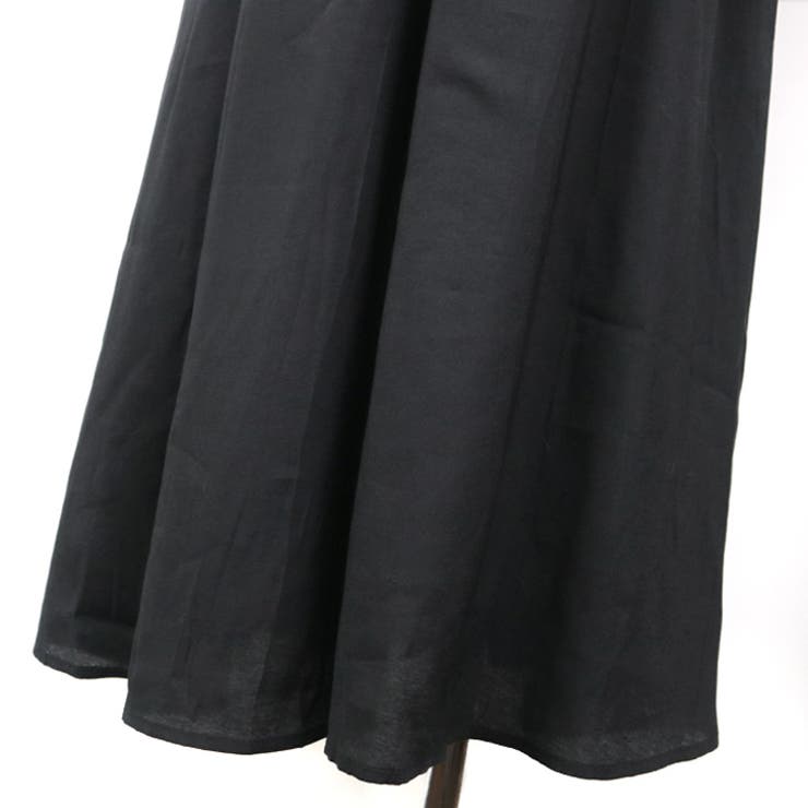 【17500】 シャーリングワンショルロングワンピース	 | SneepDip | 詳細画像8 