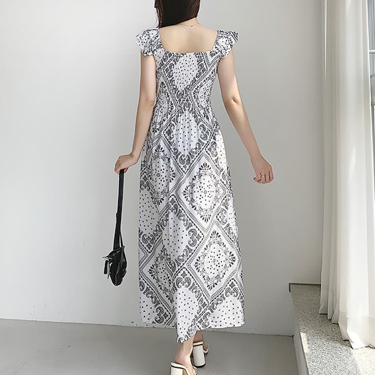 【17504】ペイズリーロングワンピース	 | SneepDip | 詳細画像3 