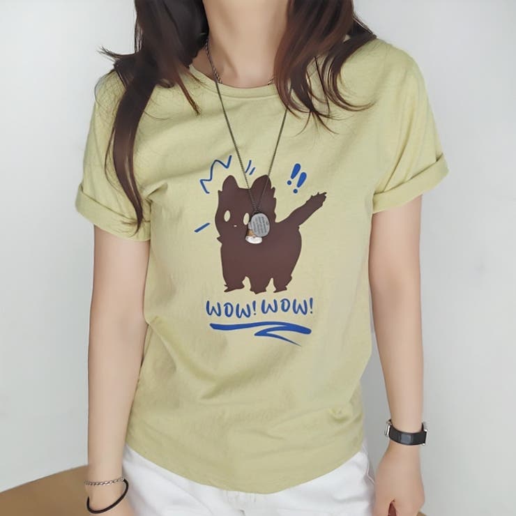 【17506】キャットプリントTシャツ	 | SneepDip | 詳細画像9 