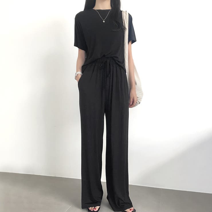 ブラック | 【17508】パンツセットアップ	 | SneepDip