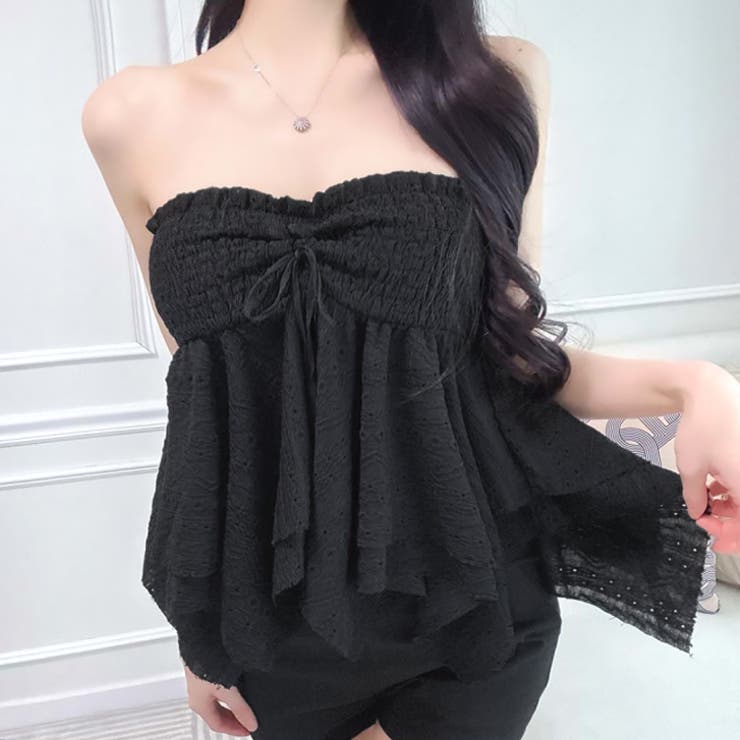 【17509】シャーリングチューブトップ	 | SneepDip | 詳細画像5 