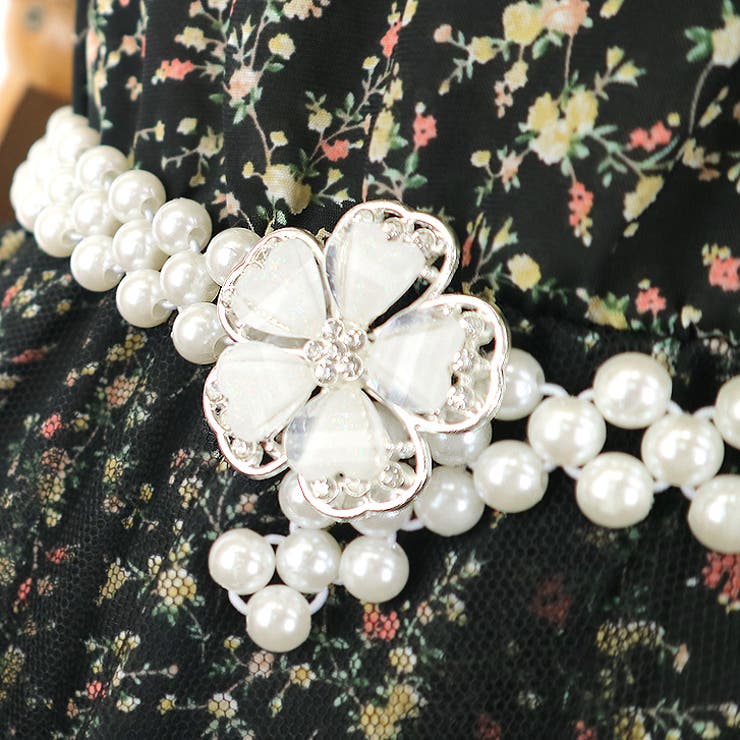 【17511】ふんわりチュールフラワーワンピース	 | SneepDip | 詳細画像6 