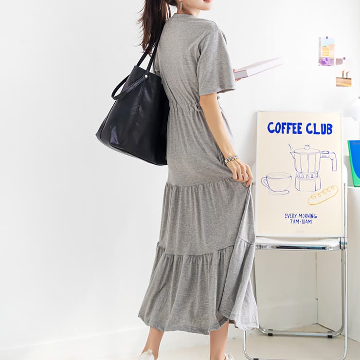 【17521】ティアードロングワンピース	 | SneepDip | 詳細画像4 