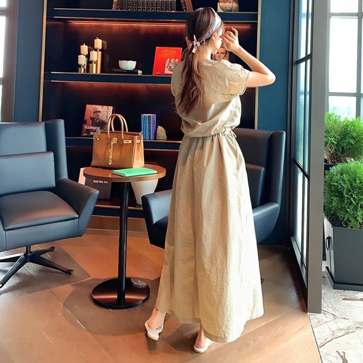 【17525】開襟ブラウス&スカートSET | SneepDip | 詳細画像3 