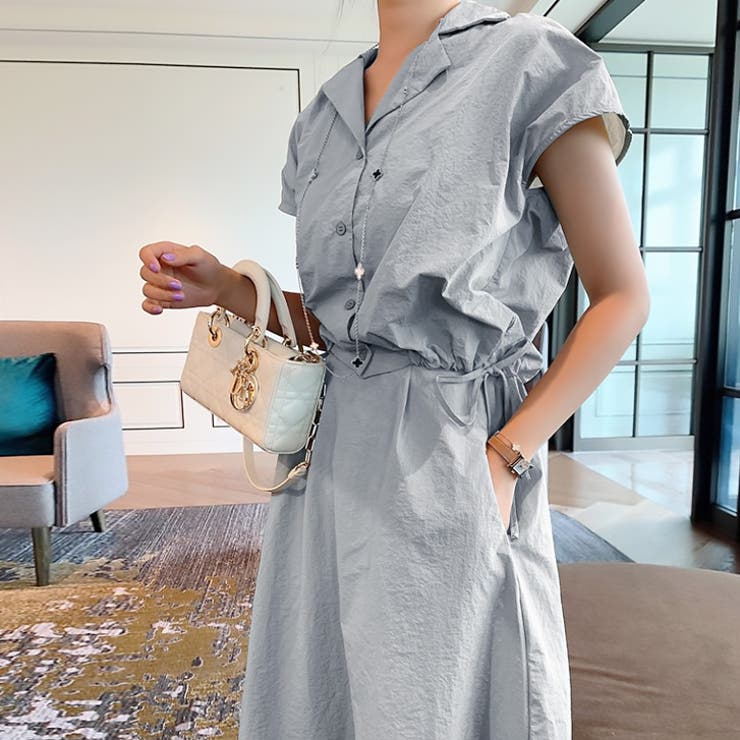 【17525】開襟ブラウス&スカートSET | SneepDip | 詳細画像4 