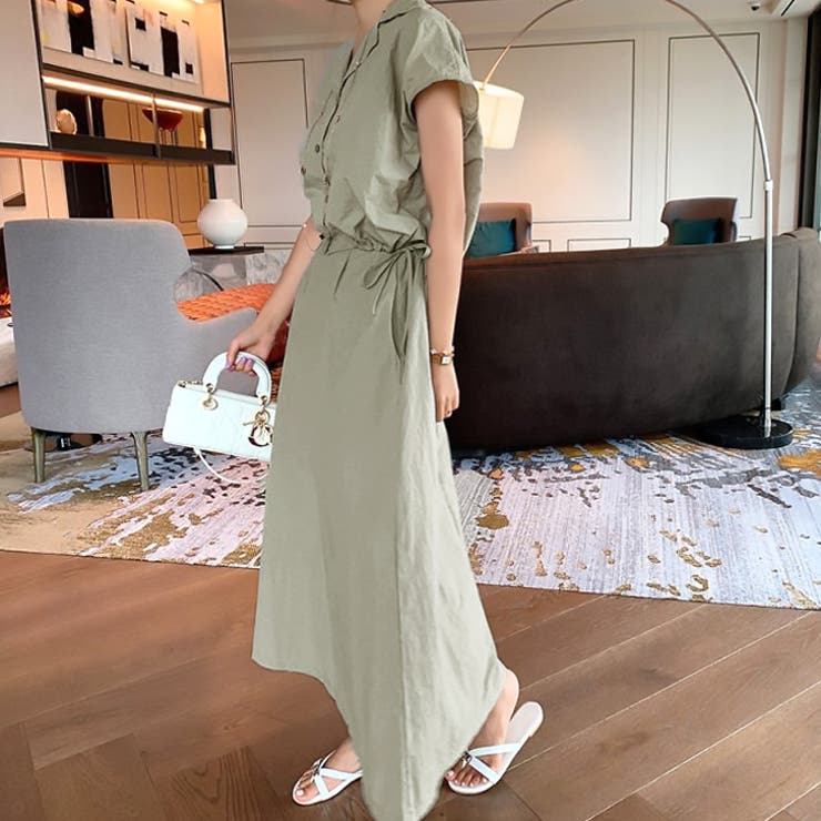 【17525】開襟ブラウス&スカートSET | SneepDip | 詳細画像5 