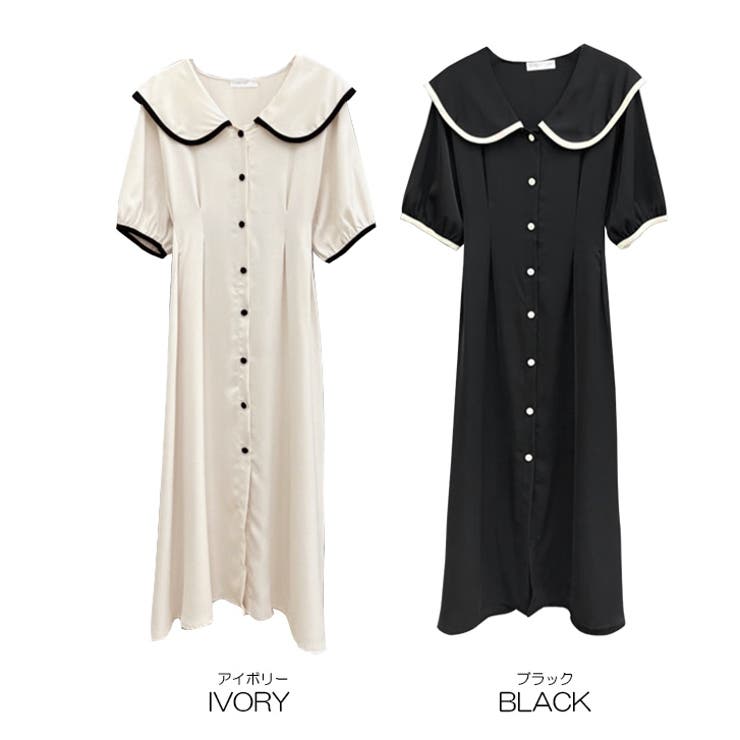 【17534】セーラーカラーロングワンピース	 | SneepDip | 詳細画像12 