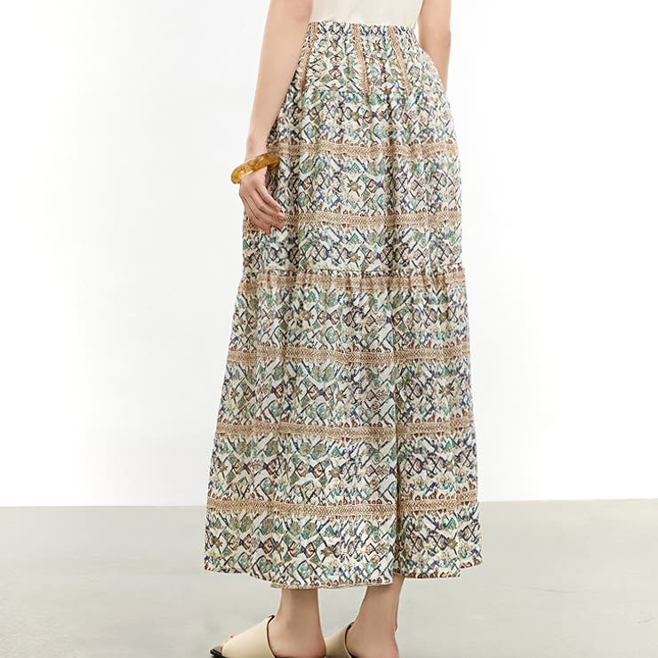 【17538】ニュアンスロングスカート 	 | SneepDip | 詳細画像3 