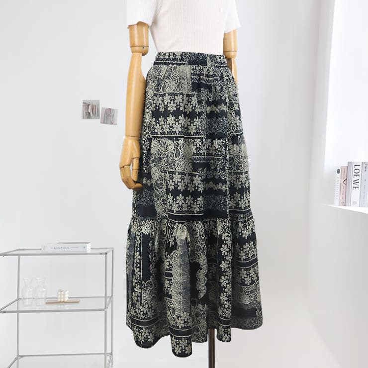 【17538】ニュアンスロングスカート 	 | SneepDip | 詳細画像7 