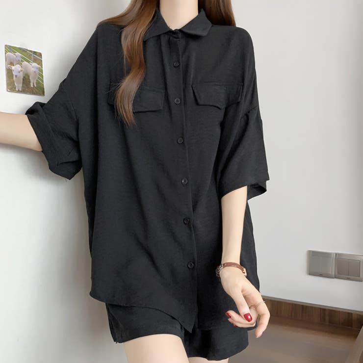 【17541】ルーズシャツ＆ショートパンツ	 | SneepDip | 詳細画像5 