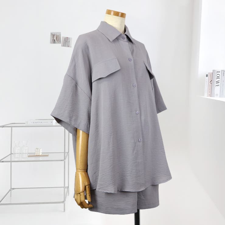 【17541】ルーズシャツ＆ショートパンツ	 | SneepDip | 詳細画像6 