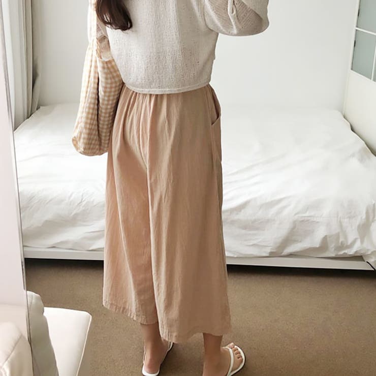 【17548】ワイドガウチョパンツ	 | SneepDip | 詳細画像2 