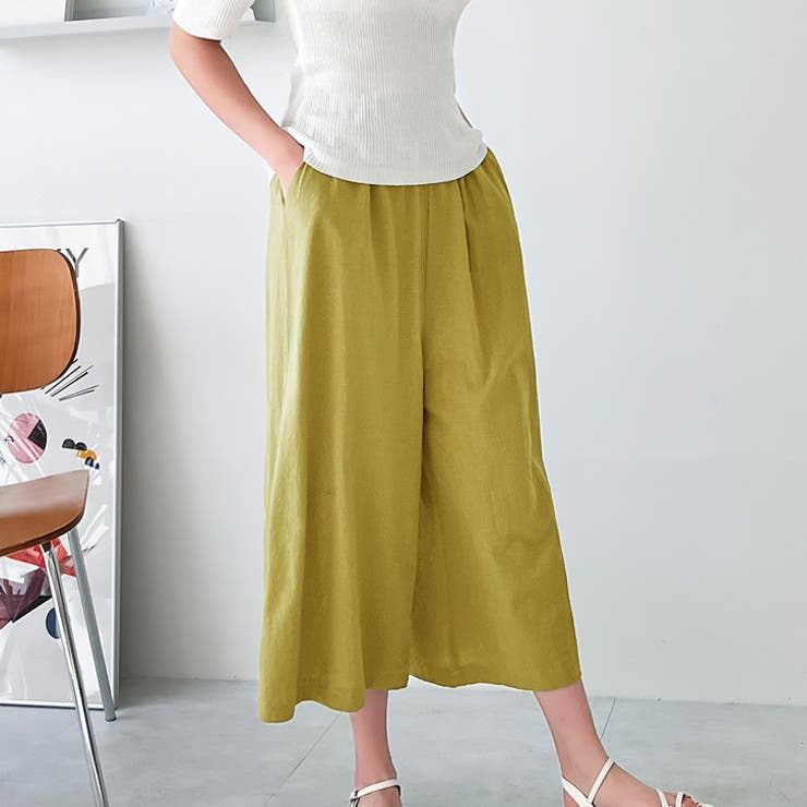 【17548】ワイドガウチョパンツ	 | SneepDip | 詳細画像4 