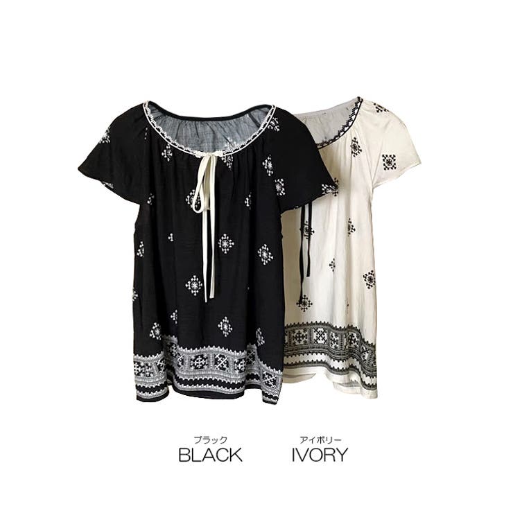 【17551】レトロエスニックブラウス	 | SneepDip | 詳細画像11 