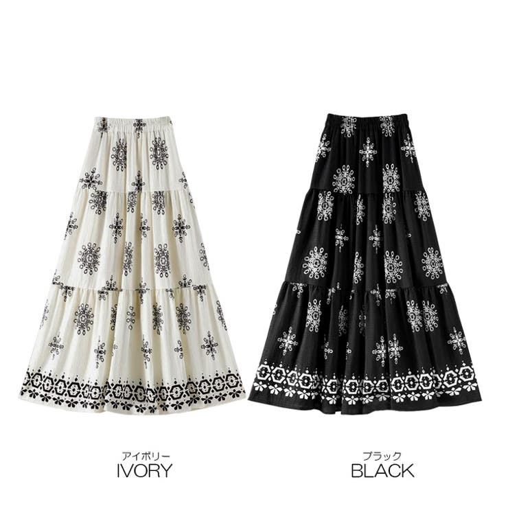 【17556】エスニックロングスカート	 | SneepDip | 詳細画像10 