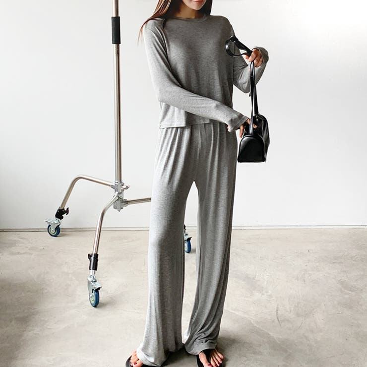 グレー | 【17563】カットソー＆パンツSET	 | SneepDip