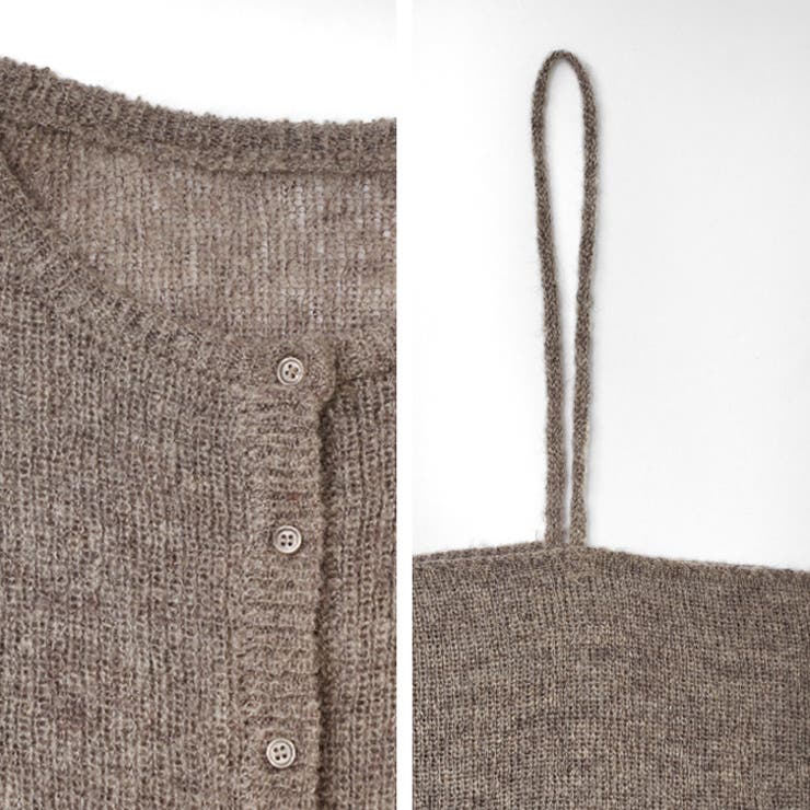 【17571】ニットビスチェ＆カーディガン	 | SneepDip | 詳細画像9 