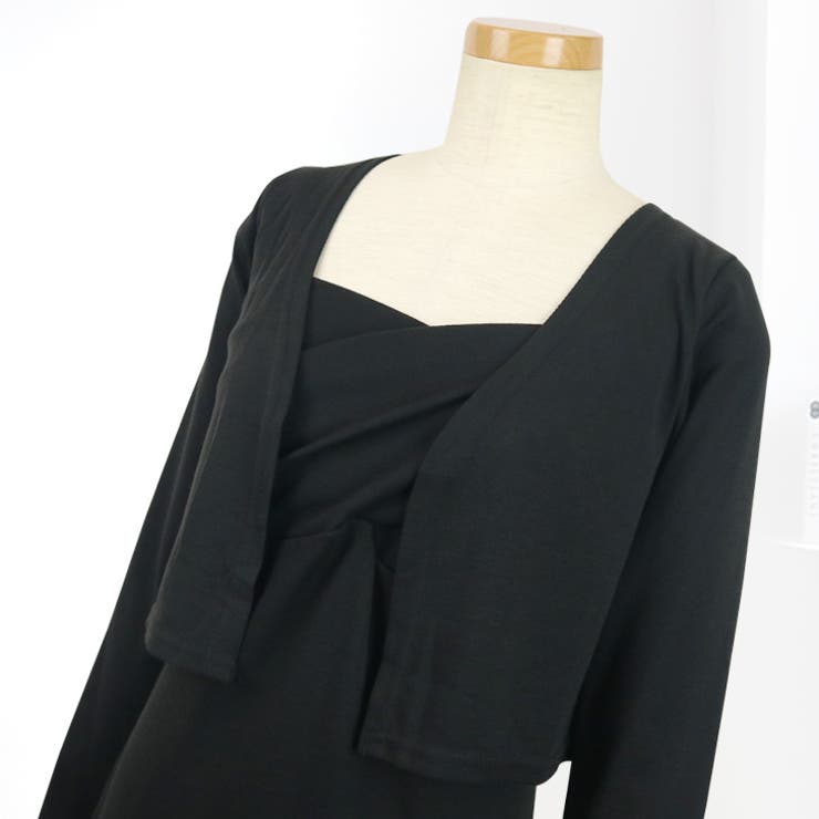 【17573】カーデ＆ツイストキャミワンピース	 | SneepDip | 詳細画像4 