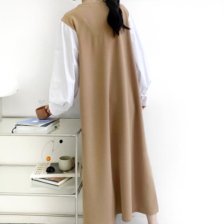 【17575】配色スリーブワンピース	 | SneepDip | 詳細画像3 