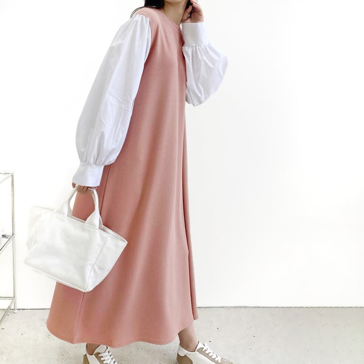 【17575】配色スリーブワンピース	 | SneepDip | 詳細画像4 