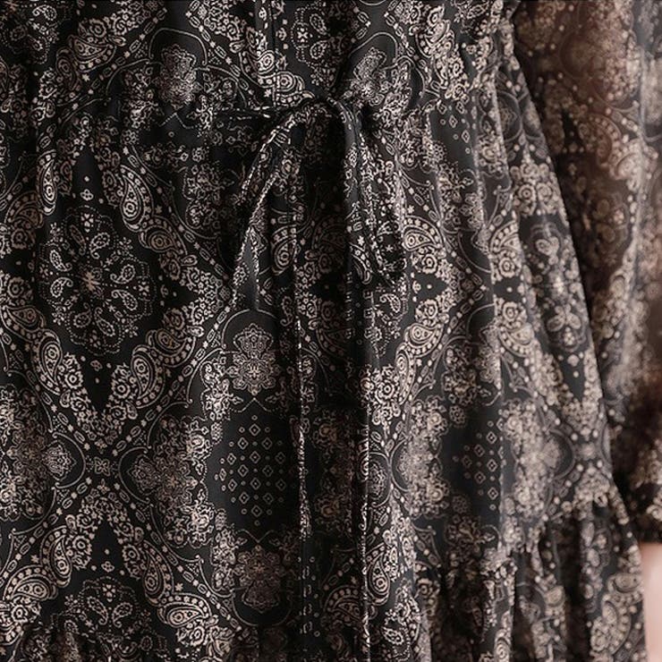 【17577】レトロペイズリーロングワンピース	 | SneepDip | 詳細画像8 