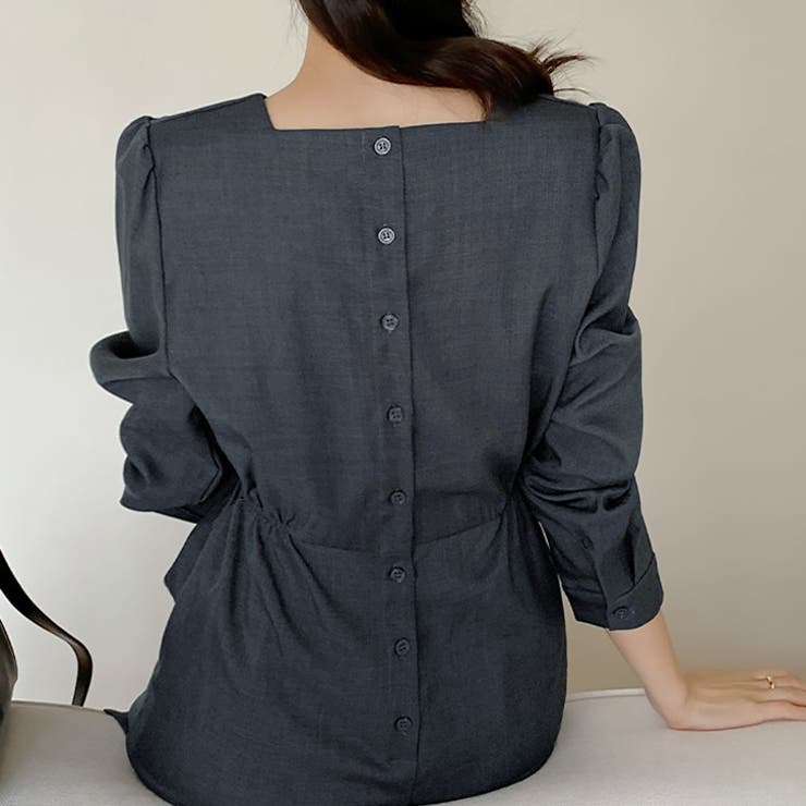 【17579】バックボタンきれいめワンピース	 | SneepDip | 詳細画像9 