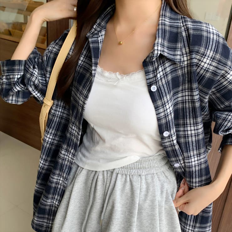 【17587】チェックネルシャツ	 | SneepDip | 詳細画像4 