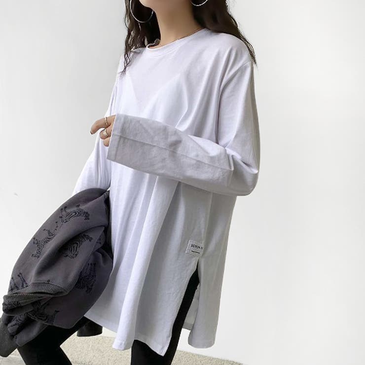 【17591】サイドスリットロンT 	 | SneepDip | 詳細画像2 