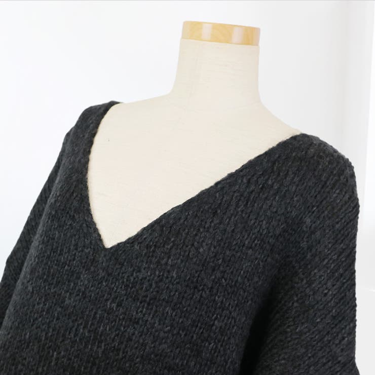 【17592】ダメージルーズフィットニット	 | SneepDip | 詳細画像7 